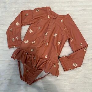 Charming Floral Long Sleeve Bodysuit